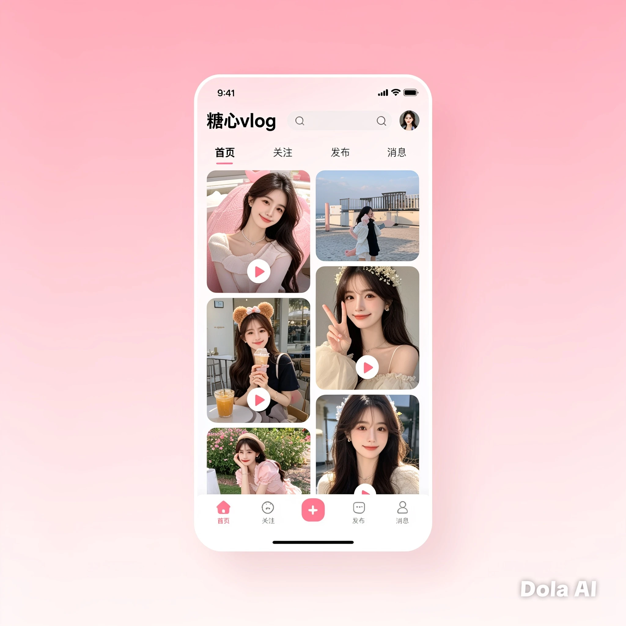 糖心Vlog APP移动端内容浏览与个人设置